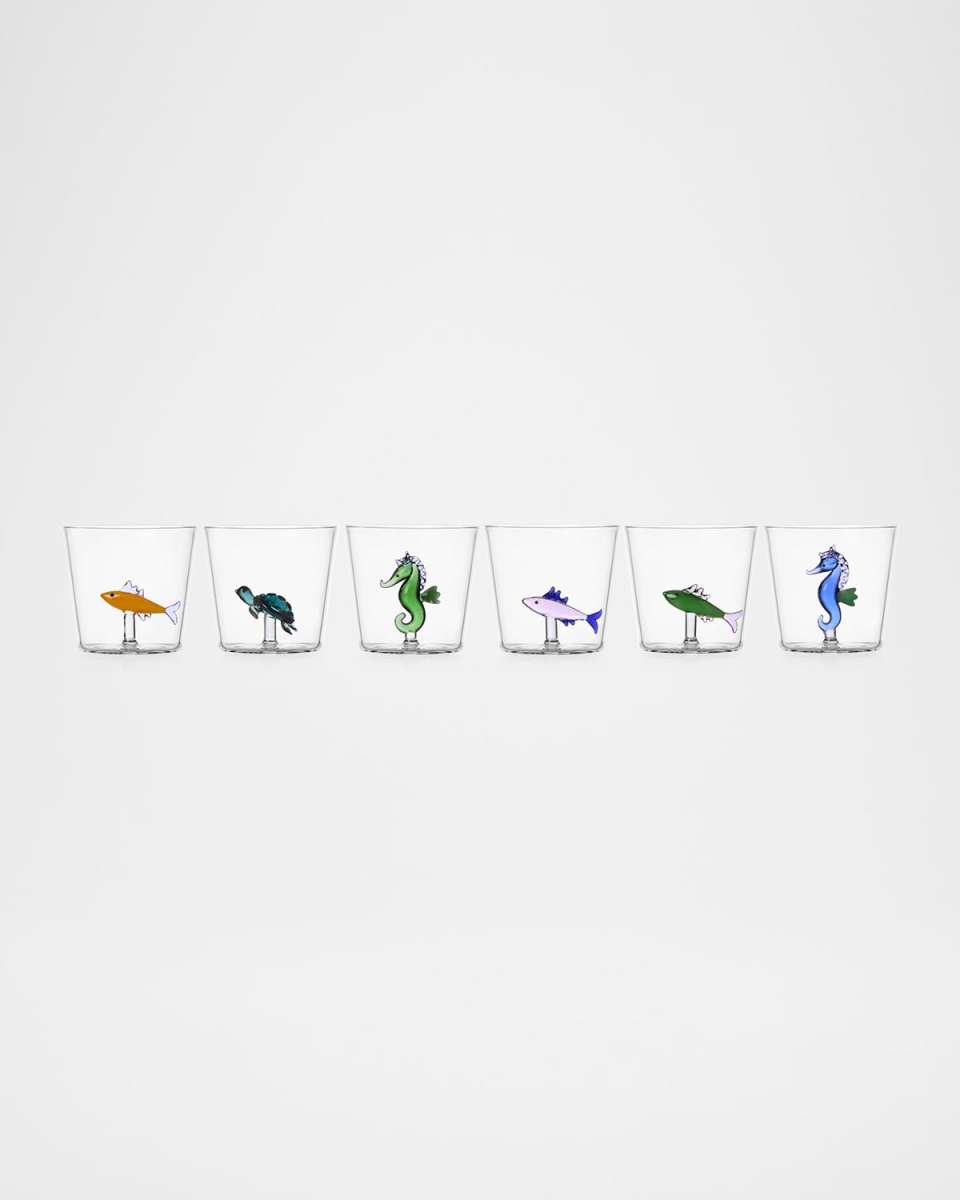 Marine Garden Assorted Tumblers, Set of 6
